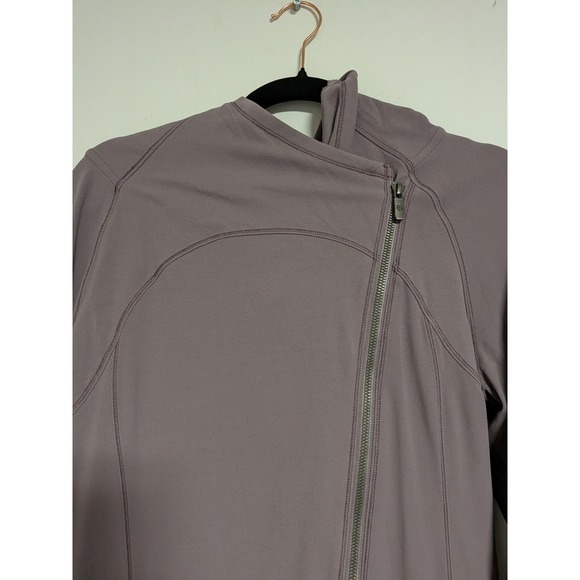 LULULEMON Women's 12 Every Journey Hoodie II Iced Iris FullAsymmetrical Zip Hood - Picture 3 of 11